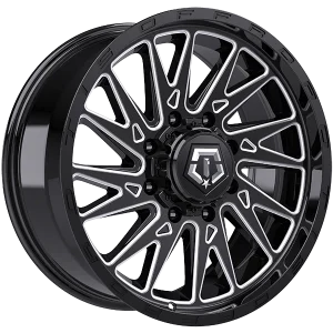 TIS Wheels – 547BM – Black – 22″x12″ -44mm – Summer Wheels – 547BM2228944
